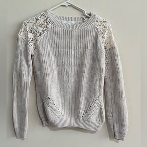 Piperlime Ivory Knit Sweater. Size XS. Pristine Condition.